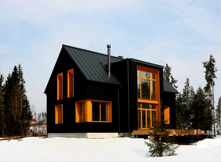 A skandináv házak tartósak és nagyon jól megtartják a hőt.