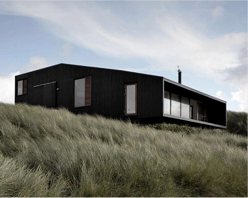 A skandináv házak homlokzatainak sajátossága az egyszerűség és a minimalizmus.
