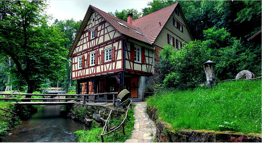 Fachwerk házak: a középkor tükröződése a modern időkben