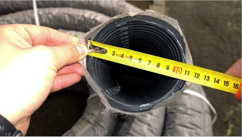 110 mm átmérőjű cső viharcsatornahoz geotextil szűrővel