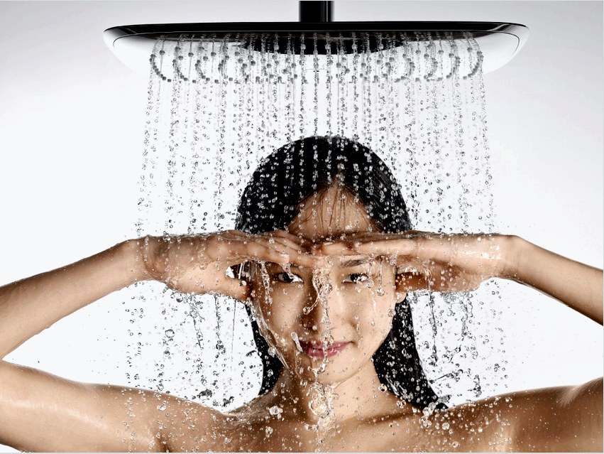 Az egyik legnépszerűbb zuhanyfej a trópusi eső.