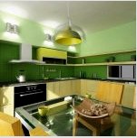 Sárga konyhák: tökéletes kombináció napos belső terekben