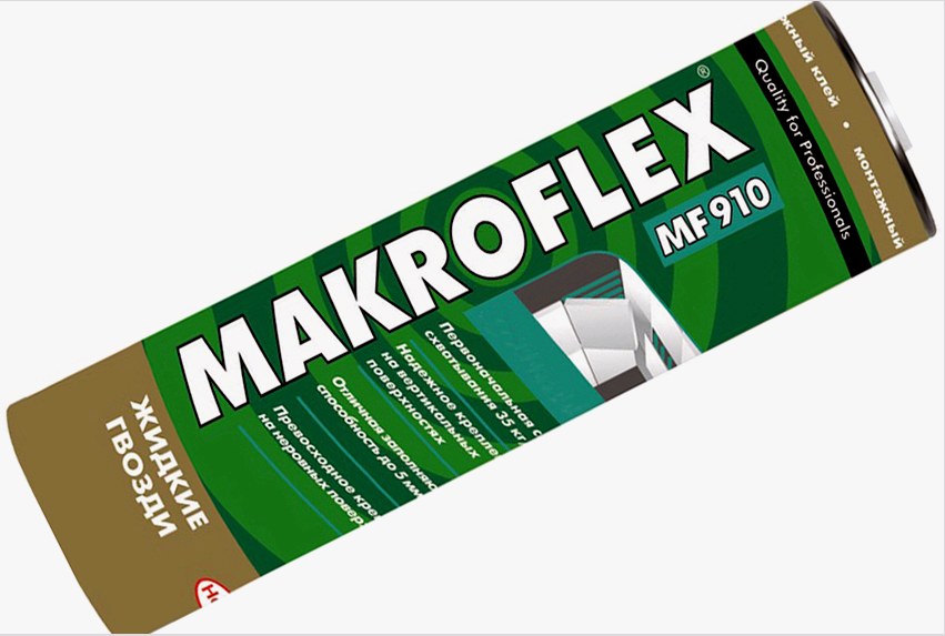 A Makroflex MF910 ragasztó ideális faanyagokhoz 