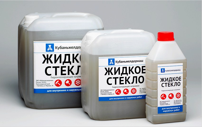 A folyékony üveg átlagköltsége 50 rubel / kg