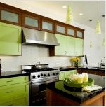 Zöld konyha: látványos, lédús és pozitív belső tér