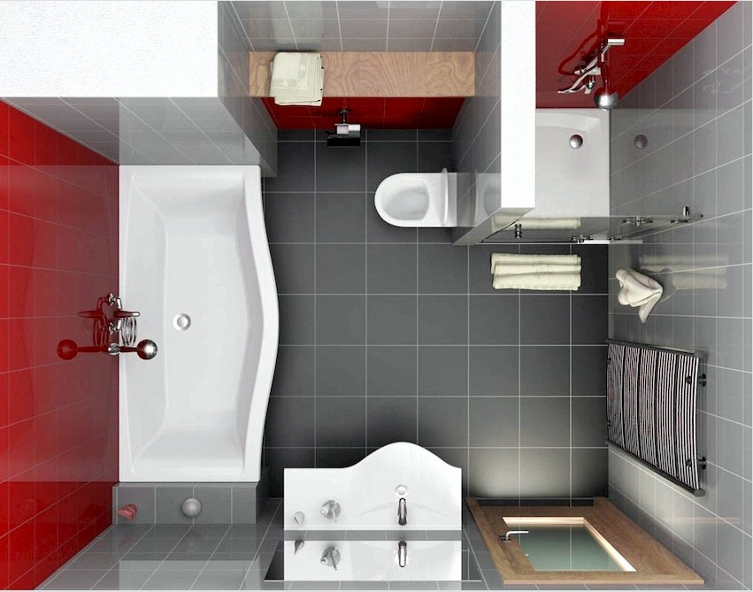 A fürdőszoba felszerelése előtt el kell készíteni egy egyedi tervezési projektet