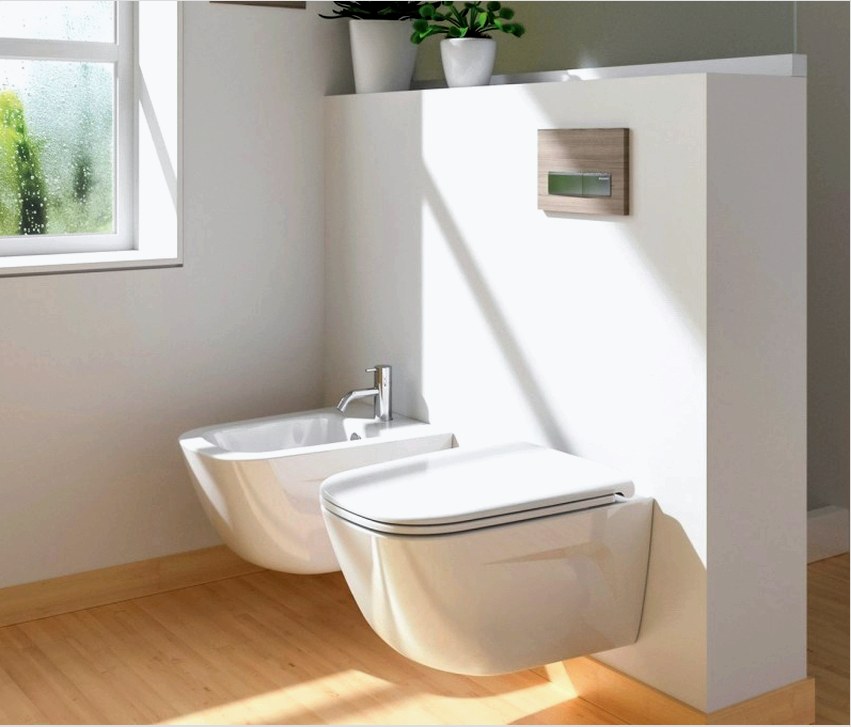 Kompaktivitása miatt a függő WC-k vizuálisan növelhetik a helyiséget a szobában
