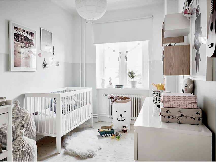 A gyerekek szobáihoz a klasszikus irány, a skandináv stílus vagy az ország megfelelő