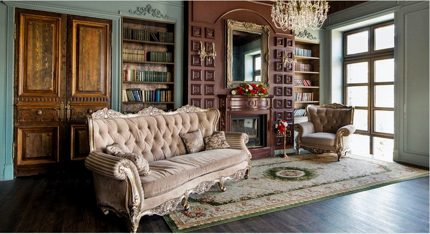 Barokk stílus a belső terekben: meztelen luxus és gazdagság