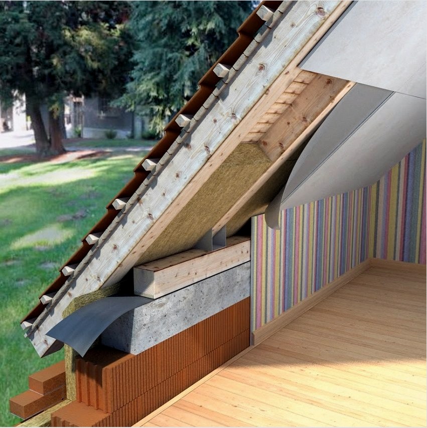 A tetőtéri tető szigetelése lehetővé teszi további lakóterület létrehozását a házban