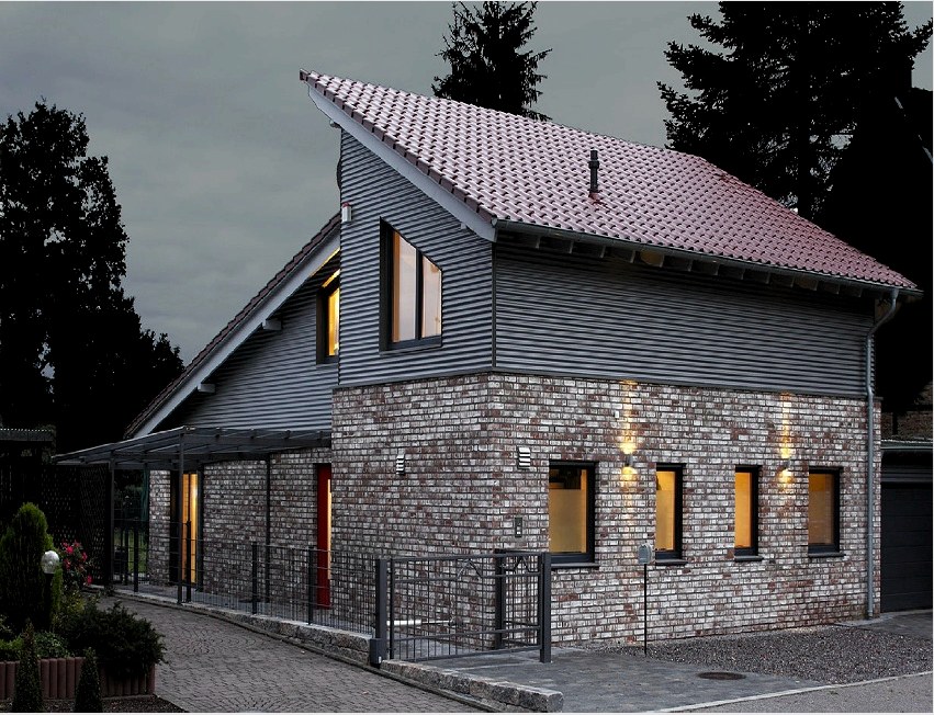 Modern stílusú házak európai stílusban - a praktikum és a kényelem kombinációja