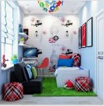 Loft stílusú szobák gyerekeknek: hely és szabadság a kreativitás számára