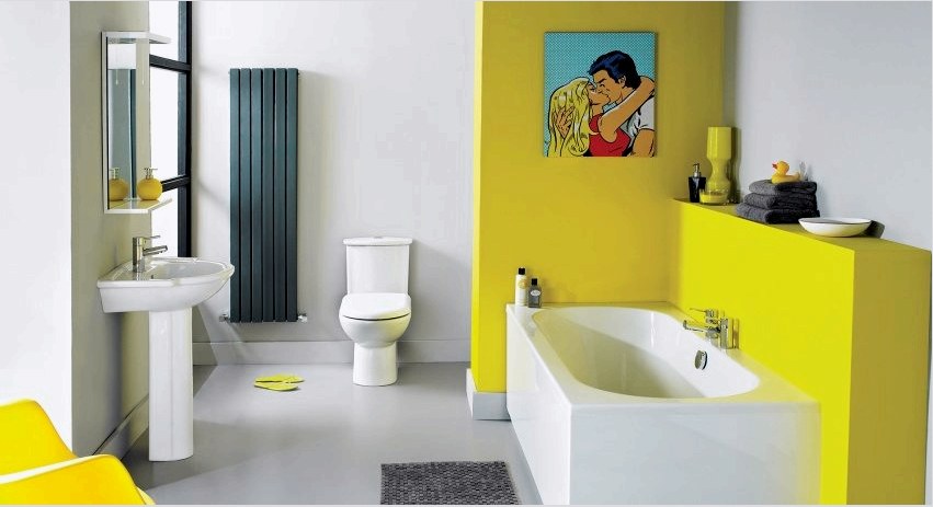 Festék a fürdőszobához: hogyan válasszuk ki a legjobb lehetőséget a dekorációhoz