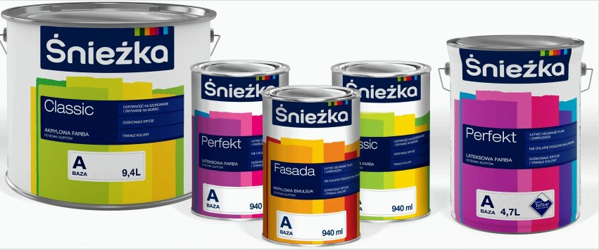 A Sniezka festék egy olcsó, minőségi és nagyon népszerű lehetőség a mennyezet díszítésére