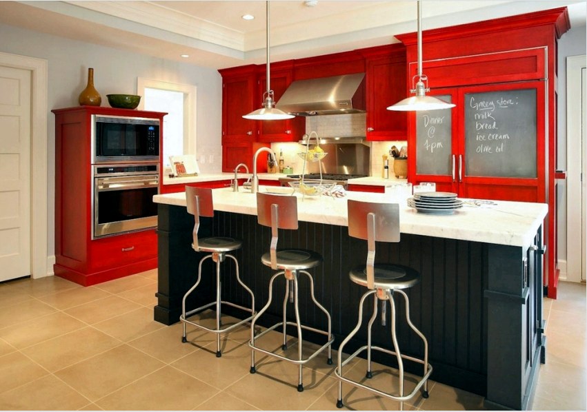 Vörös konyha kiválasztásakor legyen óvatos és óvatos