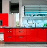 Piros konyha: fényes és hatékony az energikus emberek számára