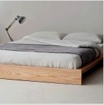 Ágy fejtámla nélkül: az alvó ágy kialakításának modern változata