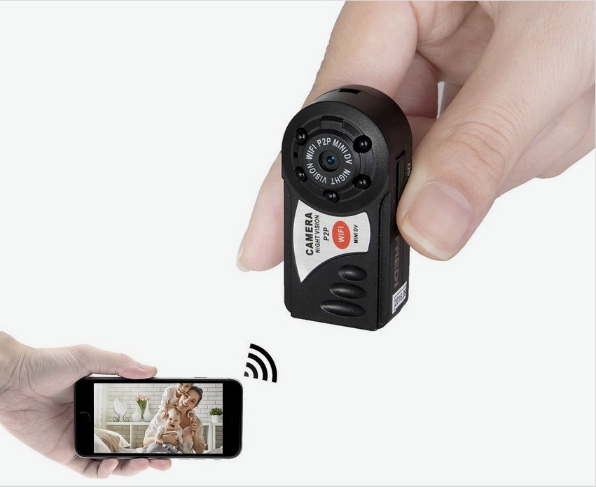 A WiFi mini-kamerákat kényelmesen lehet használni, de jel sugarat a hálózati képességek korlátozzák