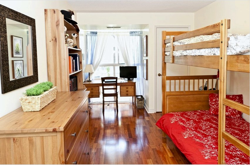 Az emeletes ágy kiváló lehetőség minden korosztályú gyermekek számára.