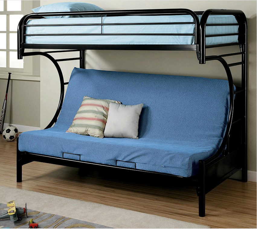 Az emeletes ágyban lévő kanapé más típusú mechanizmussal is felszerelhető