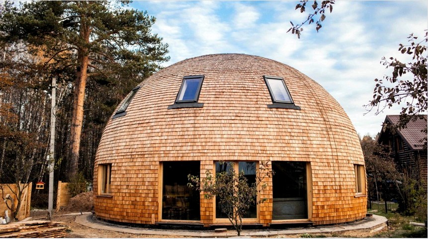 A gömb alakú házaknak a lehető leghosszabb ideig tartásáig nem szabad megtakarítania az anyagok minőségét