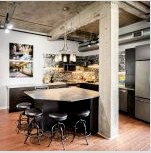 Loft stílusú konyha: ötletek az ipari tömörség megteremtéséhez