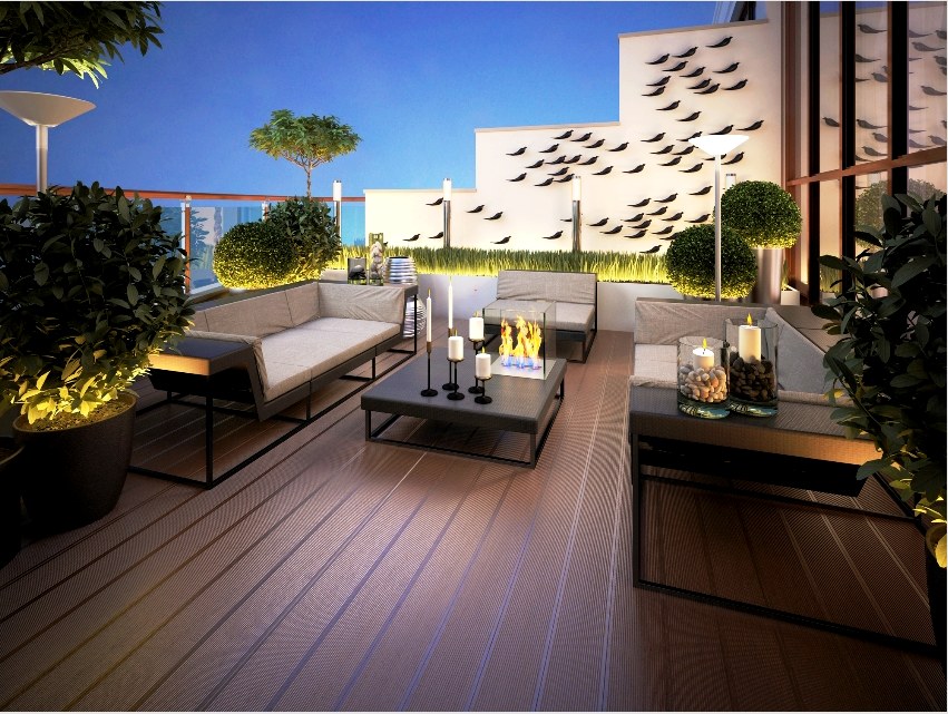 A verandák és teraszok minőségi bútorja tolerálja az esőt és a napfényt.