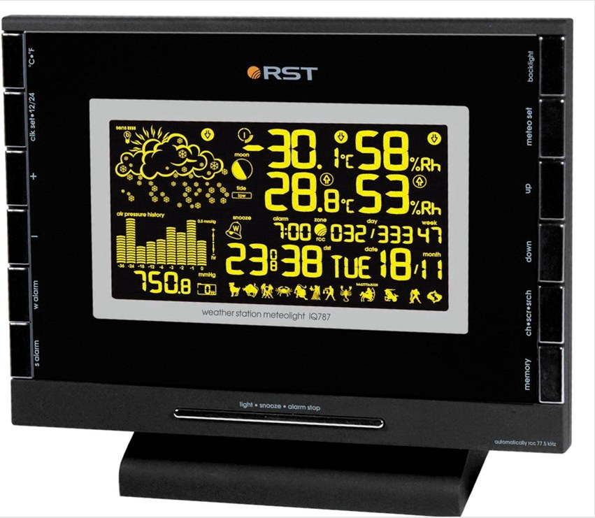 Az RST 02785 modell az egyik legjobb otthoni meteorológiai állomás