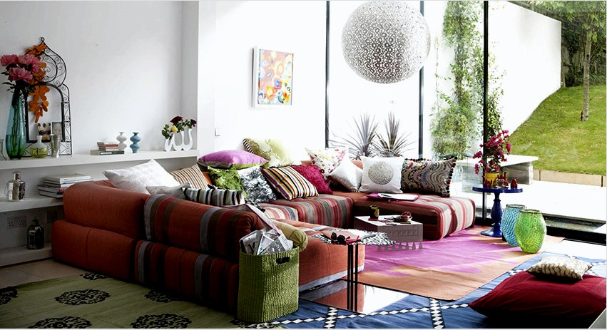 Moduláris kanapék a nappalihoz: nem triviális bútorok