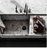 Mesterséges kőből készült konyhai mosogató: jellemzők és gondozás