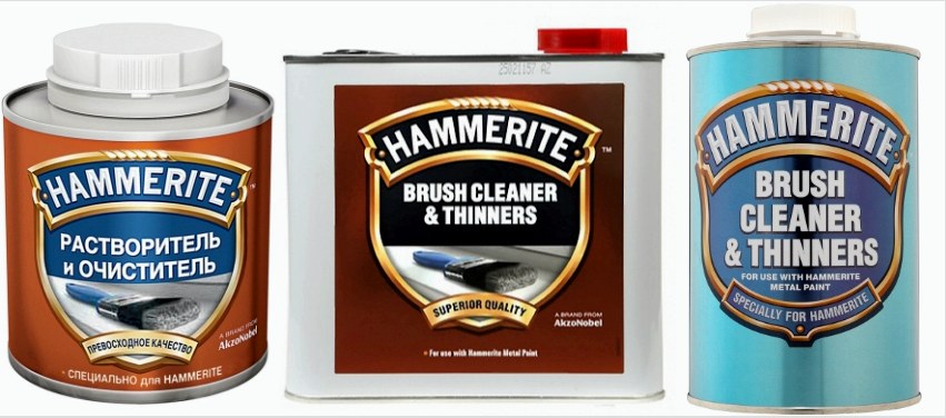 A Hammerite kefetisztítóval és hígítókkal nem csak felületeket készíthet festésre, hanem a szerszámokat munka után is kezelheti