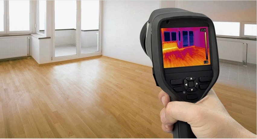 A ház hőkamerával történő ellenőrzése: az épület energiaellenőrzésének elvégzése