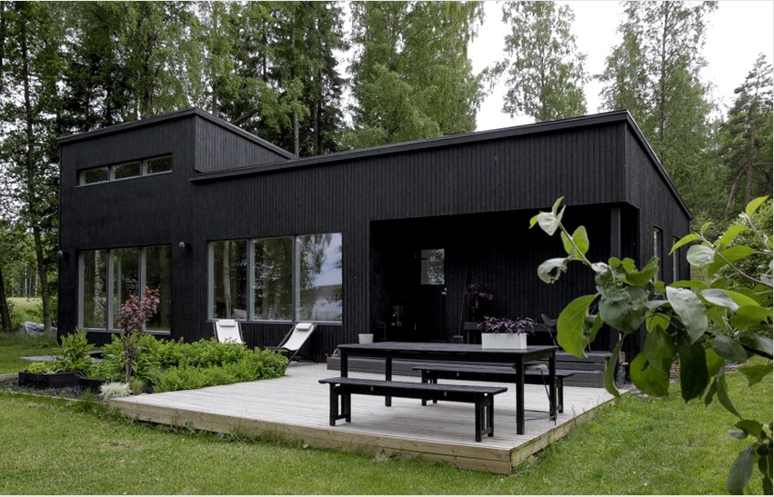 A modern finn házakat monoton kialakítás és minimális dekoráció jellemzi