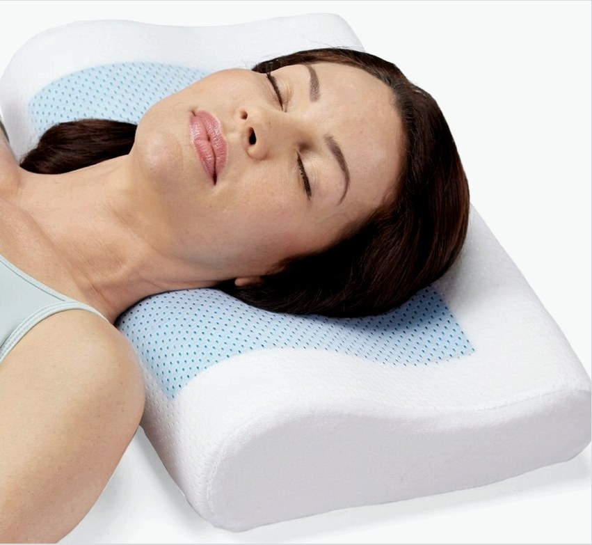 A hátán alszók számára kiváló lehetőség a téglalap alakú párnák memóriahatással