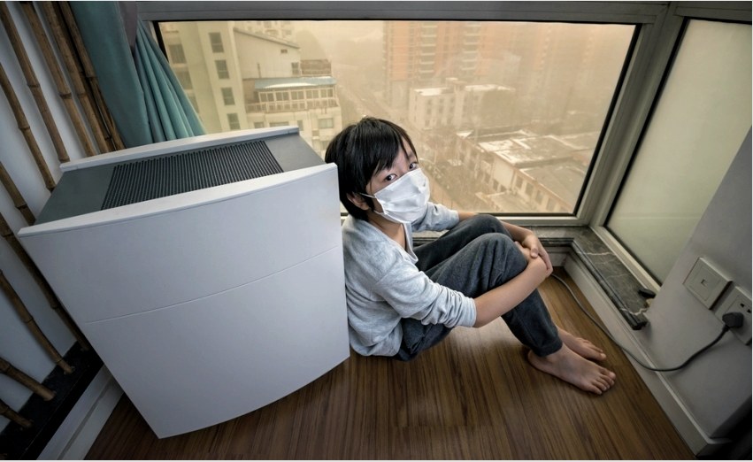 A nagyvárosokban és az ipari központokban légtisztítókat kell használni