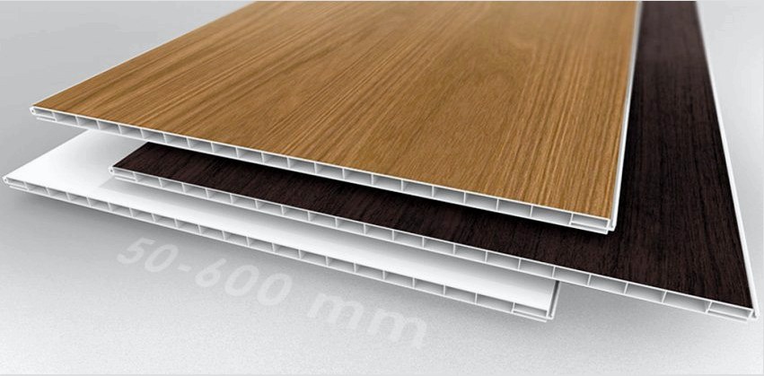 A panelek optimális szélessége a fal díszítéséhez - 50-60 cm