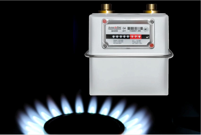 A háztartási gázmérők leolvasásakor az összes első számjegyet a decimális pont előtt veszik figyelembe