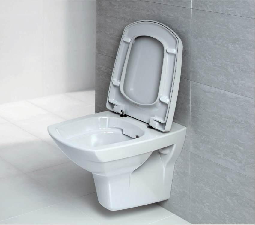 A Cersanit City WC-vel rendelkezik fröccsenésgátló rendszer és mikro-lift ülés