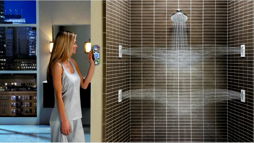A vízzel közvetlenül érintkező fürdőszobában a páratartalom mutatója magasabb