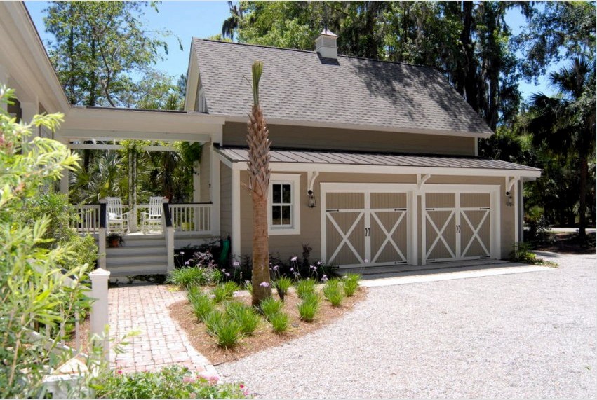 A kombinált garázzsal rendelkező egyemeletes ház fontos előnye, hogy ez a kombináció megtakarítja a területet