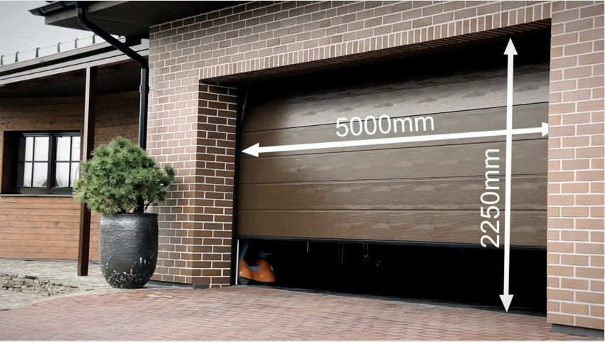 A garázs méretének meg kell felelnie a biztonsági előírásoknak.