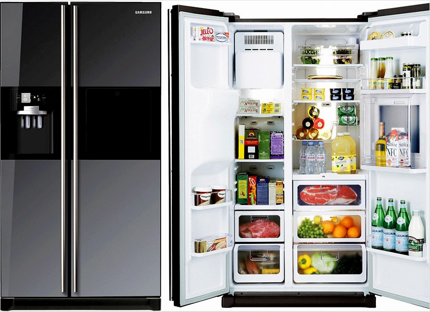 A Samsung Side-by-Side hűtőszekrények 170 - 215 cm magasságban mozognak