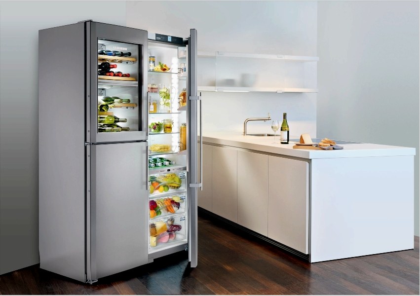Mérettől függően a hűtőszekrény térfogata 50-800 liter lehet
