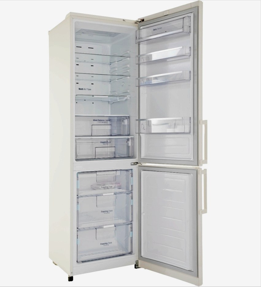 Az LG GA-B489 YEQZ hűtőszekrény beépített kiegészítő funkciókkal rendelkezik, mint például a gyermekvédelem, a "vakáció