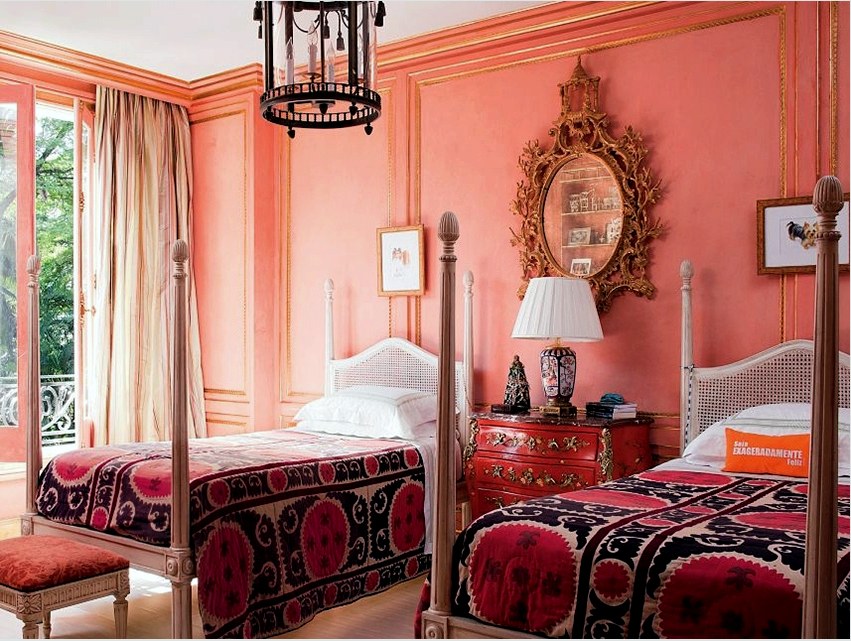 A rózsaszín hangok melegséggel és kényelemmel tölthetik el a hálószoba belső részét
