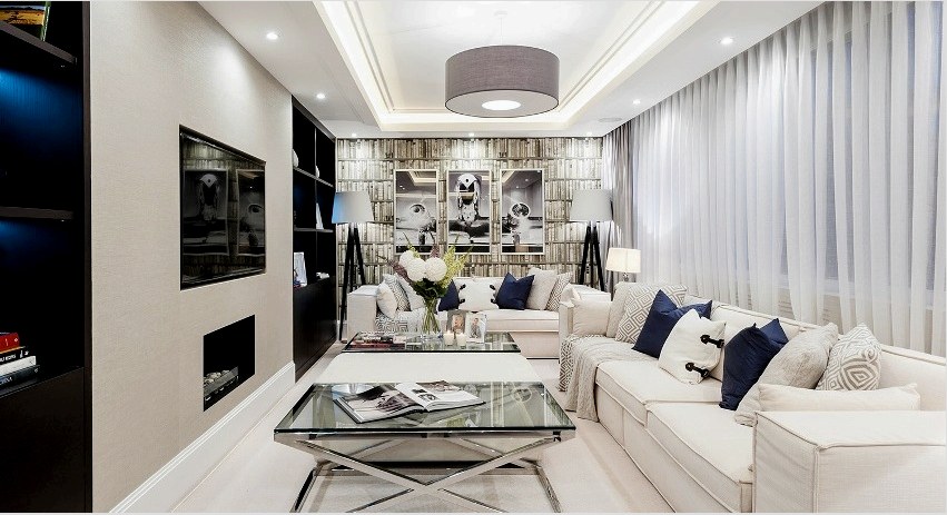 Függesztett LED-csillárral elegáns és egyszerre kialakítható belső teret hozhat a modern nappalihoz
