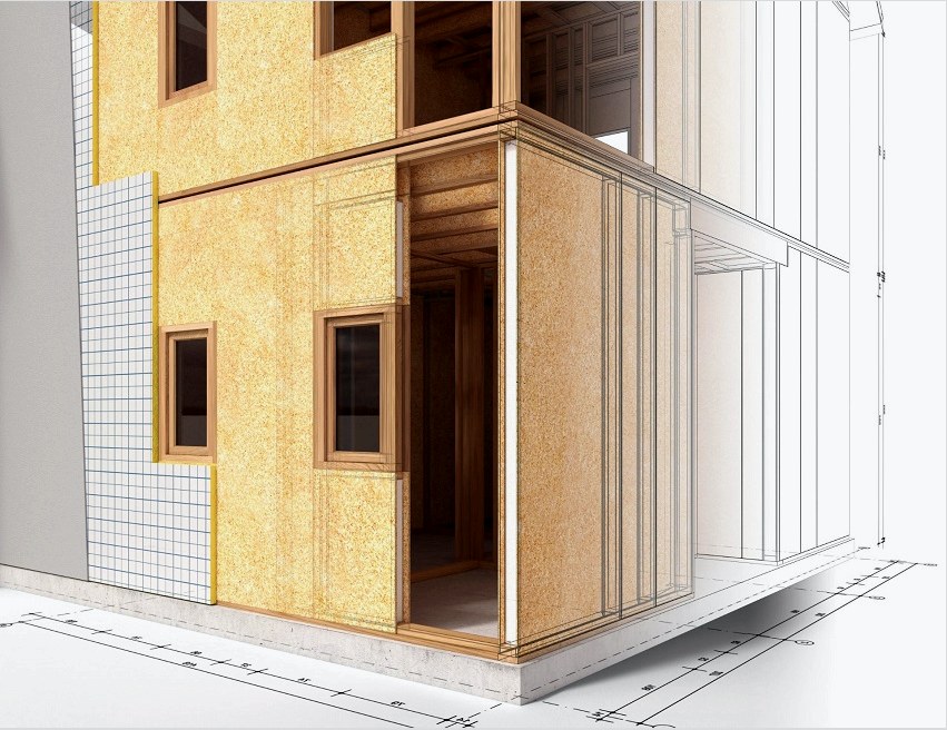 A ház SIP panelekből történő építési folyamata meglehetősen olcsó