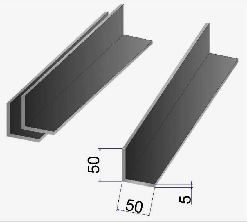Az 50x50x5 sarkoknál a vastagsági hibák 0,3 és 0,5 mm között megengedettek