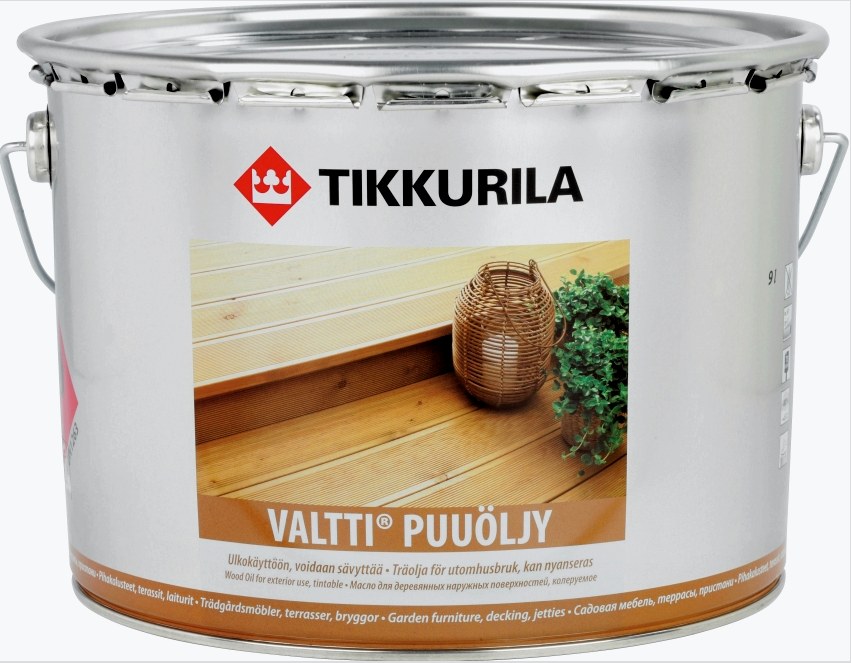A Tikkurila antiszeptikuma külső munkákhoz fából készült ívelek, kerítések, lépcsők és egyéb szerkezetek feldolgozására szolgál
