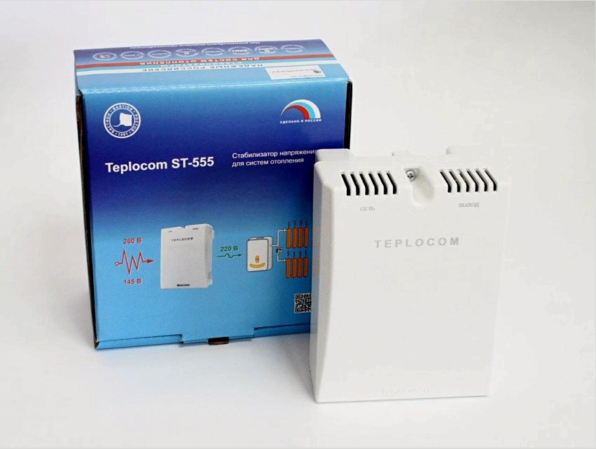 Feszültségstabilizátor fűtési rendszerekhez Teplocom ST-555